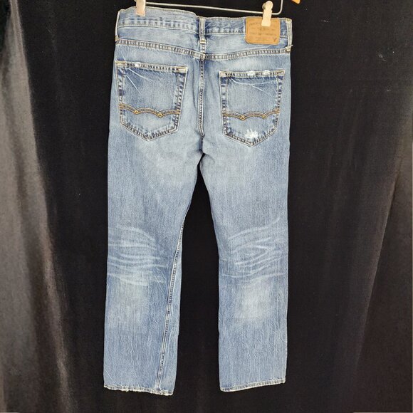 American Eagle Outfitters Distressed Original Bootcut Mens Jeans 30/32 Fit 33/32 - Picture 5 of 16